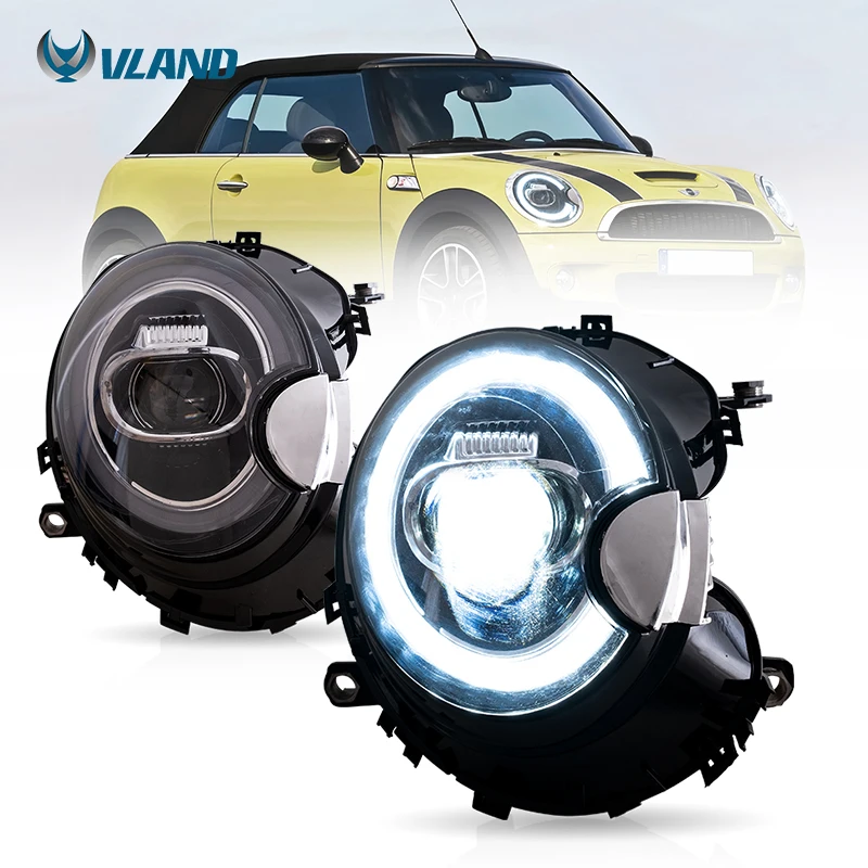 

Vland Factory R56 Front Lamp LED 2007-2013 Cooper S Head lights Assembly For Mini Car Light Accessories Auto Lighting