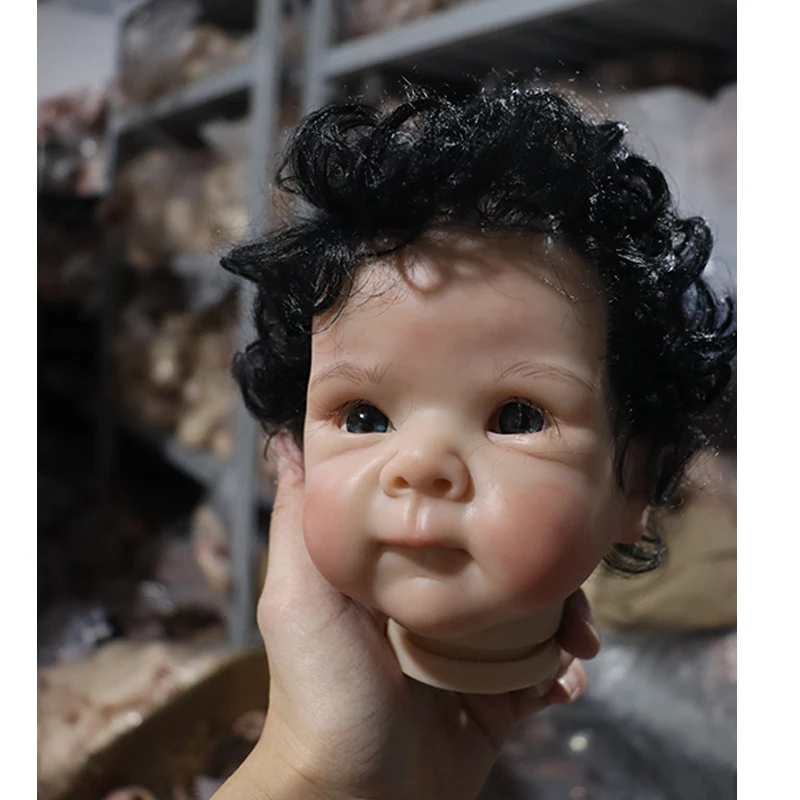 

FBBD 19inch Already Painted Reborn Doll Kit Bebe Bettie Hand-Rooted Hair Lifelike Soft Touch Unassembled Kit Dolls For Girl GIFT