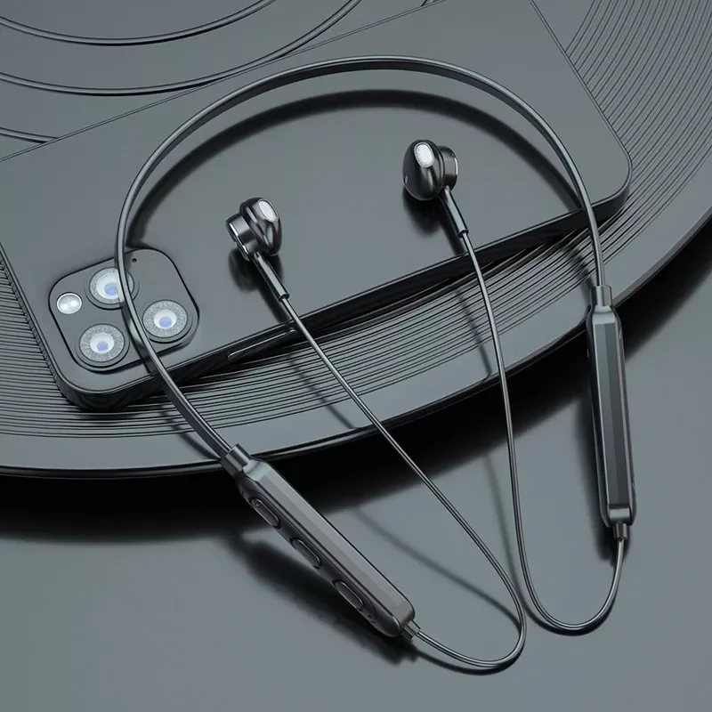 

Bluetooth Headphones Wireless Neck Earphones Sports Headset Running Sporting Hands Free Mini Neck Hanging Music Earplugs