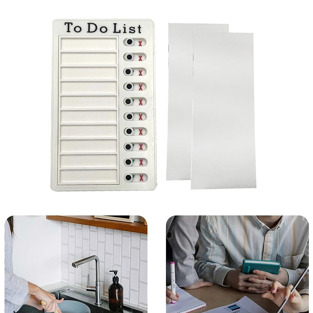 

Office Plastic Memo Board To Do List Planner Perfect Gift Chores Chart Memo Board Elder Care Notes Reusable Blank Card DIY