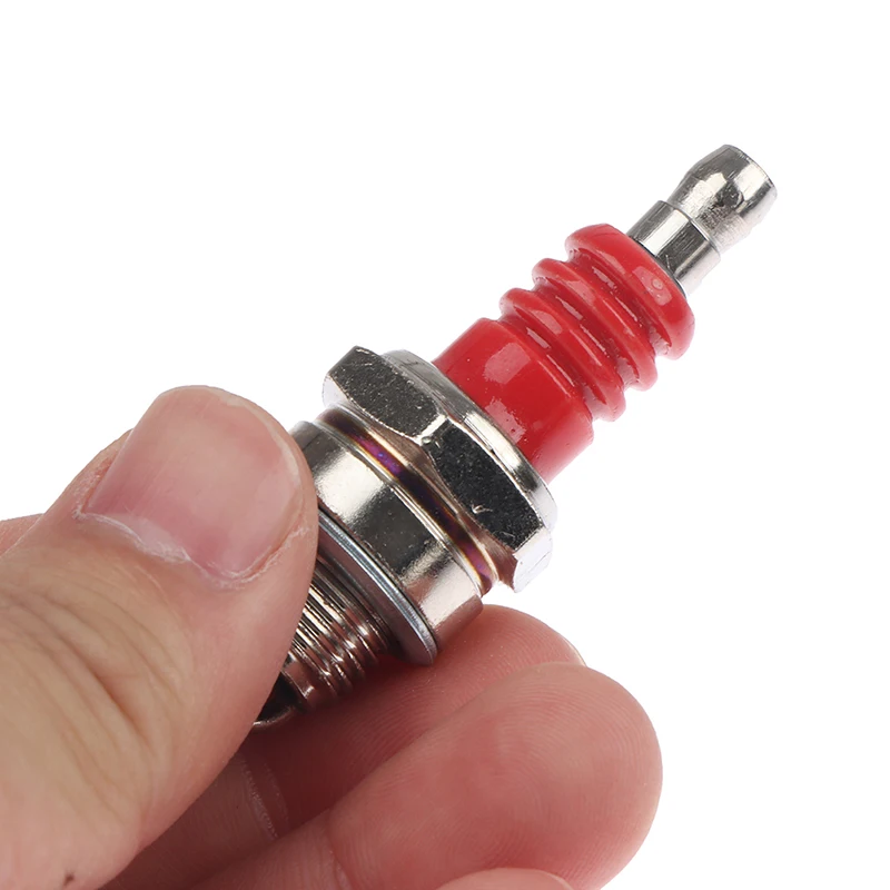 

2pc Three-sided Pole Spark Plug L7T 2 Stroke Electrode Gasoline Chainsaw Brush Cutter Engine Replace Accessories