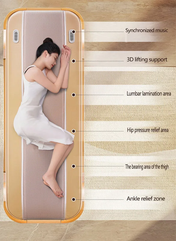 Корейская кровать для теплового массажа цвет серый Южная Корея электрическая