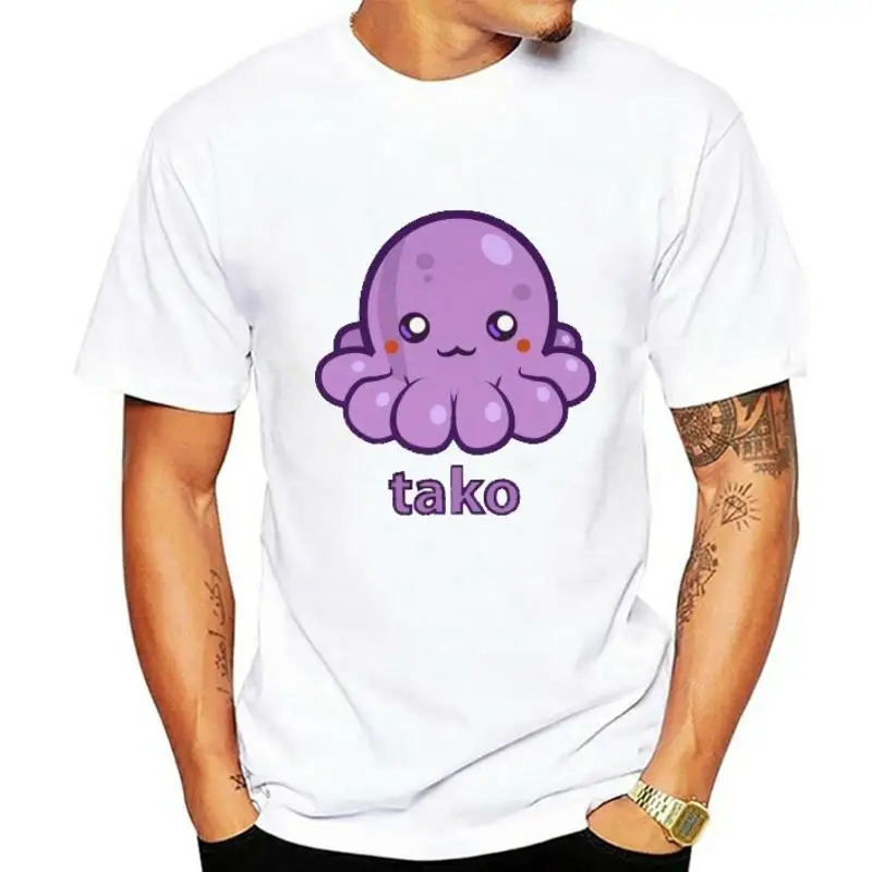 

Kawaii Cute Tako Octopus Women любимый TeeSushi teeKawaii ClothingPastel Goth shirtTako суши Футболка мужская футболка