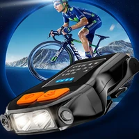 powerful led induction headlamp cob led hat light headlight rechargeable flashlight waterproof night fishing torch with battery
