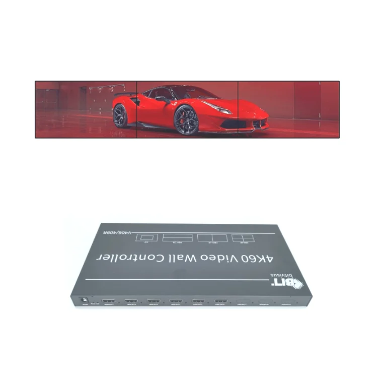 Hot Customized 4k Switching 3x6 HD video controller TV 2x3 2x2 Video Wall Processor