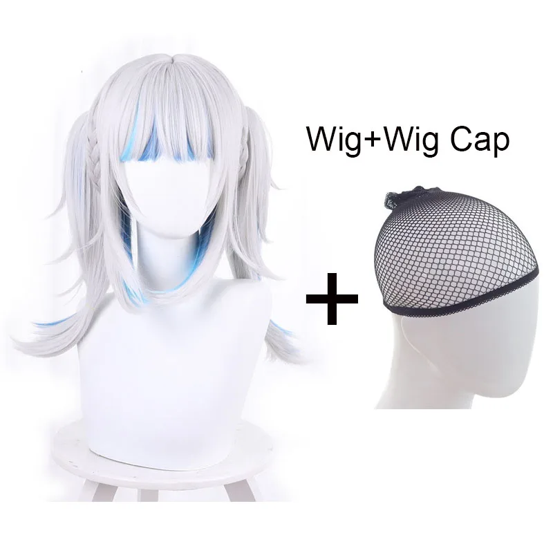 Hololive EN Gawr Gura костюм для косплея унисекс размер Vtuber Shark формальное платье юбка