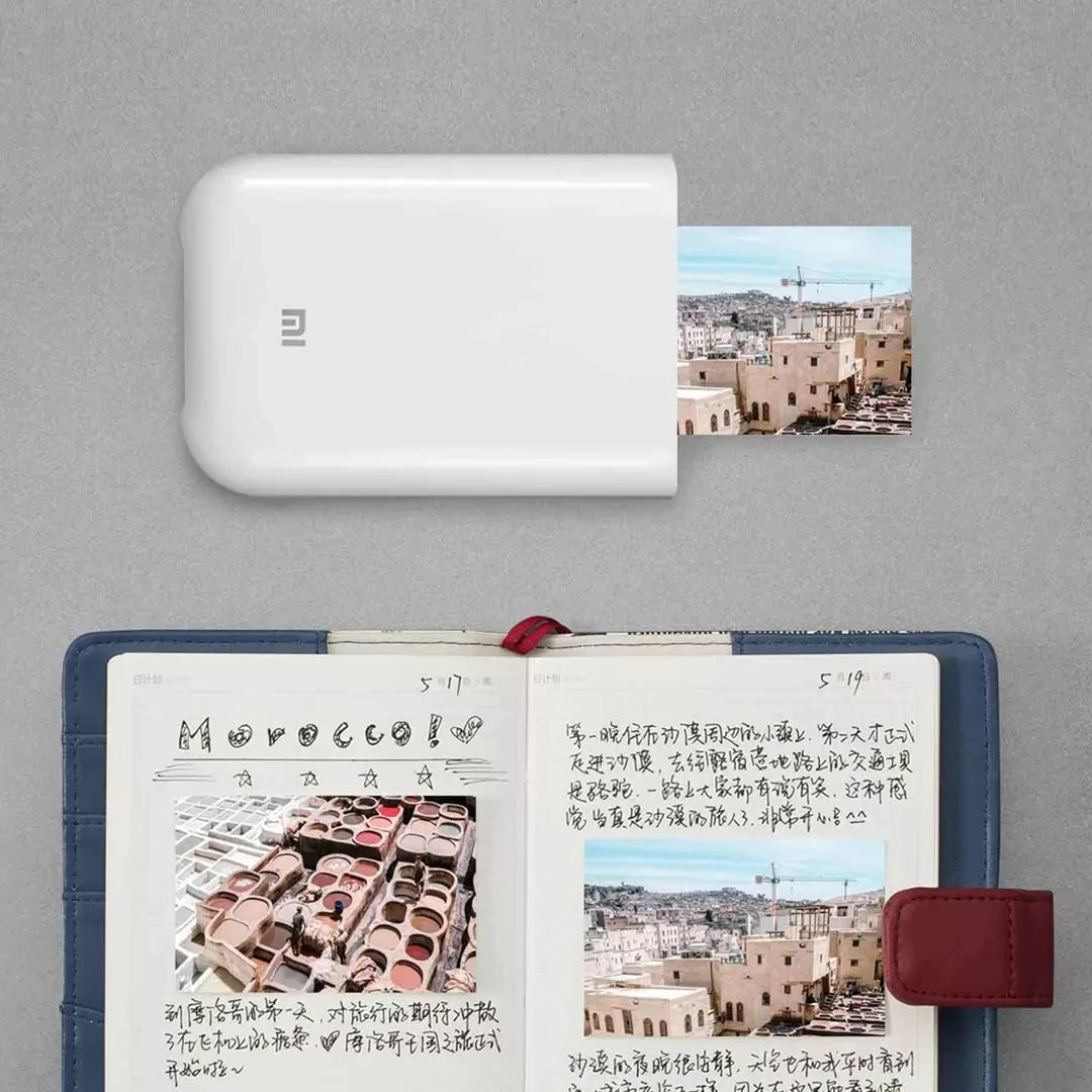 Xiaomi AR принтер 300 точек на дюйм портативный мини-карманный фотопринтер с DIY Share 500 мАч карманный принтер для фотографий работает с приложением Mihome (art.: 3920ce98ea884) - 3920ce98ea884