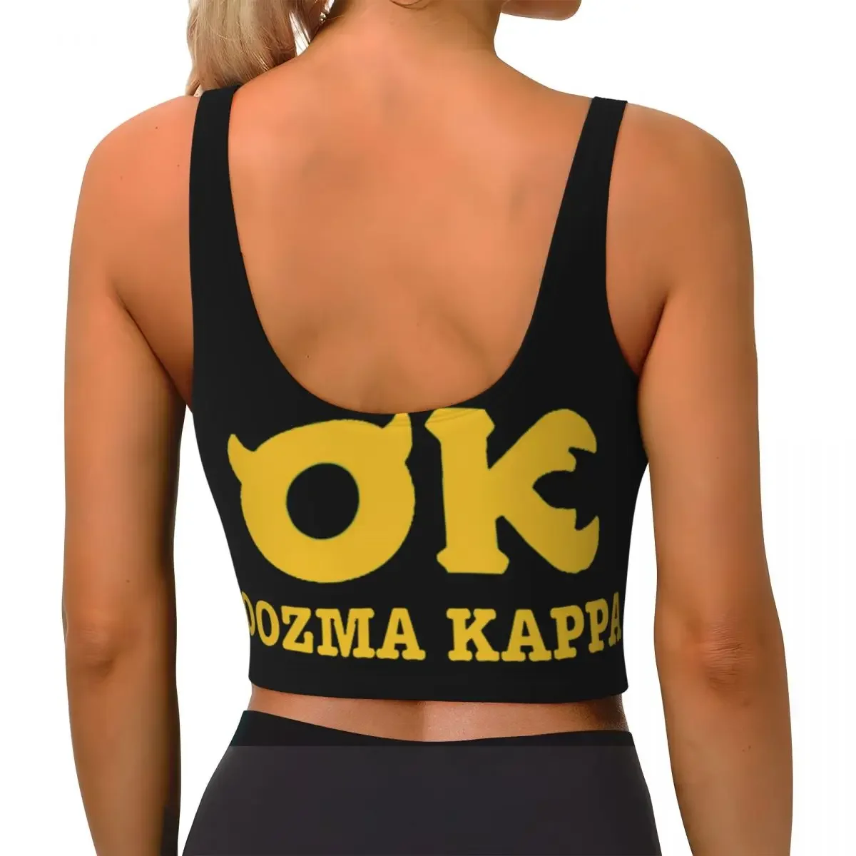 Фото Спортивный бюстгальтер Custom Squishy Oozma Kappa OK для женщин: высокоподдерживающий топ-жилет для тренировок в зале, йоги и фитнеса №2
