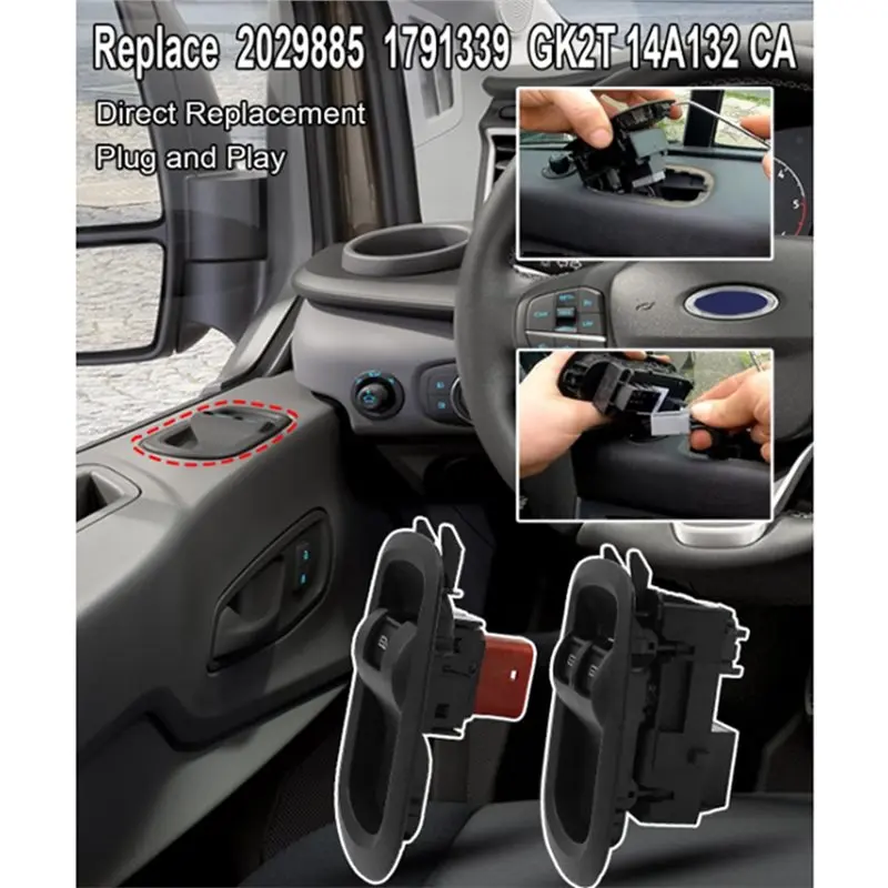 Фото X16A НОВЫЙ-1 комплект переключателей стеклоподъемников для Ford Transit 2014-2019 №5