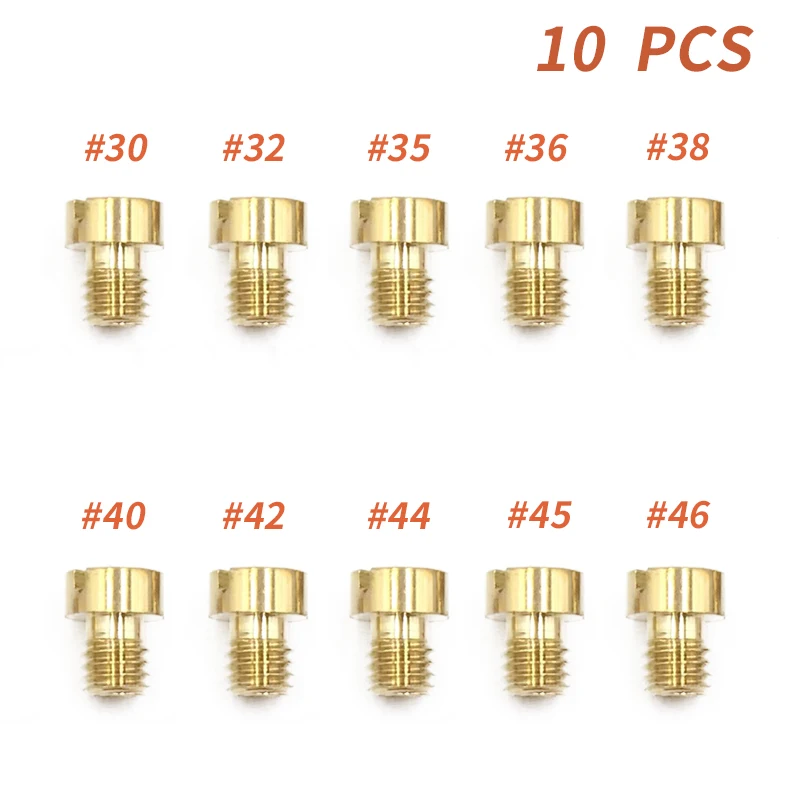 

Карбюратор Main Jet M5 для Dellorto SHA SHB UA UB PHBG VHB-CS VHBT-CS # 30-140 PHBG CarburadorIdle Pilot Jet Kits 10 шт. 12 шт.