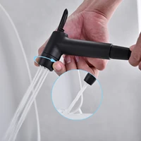 handheld bidet spray abs double water way shattaf sprayer bathroom shower toilet portable bidet faucets travel bidet attachment