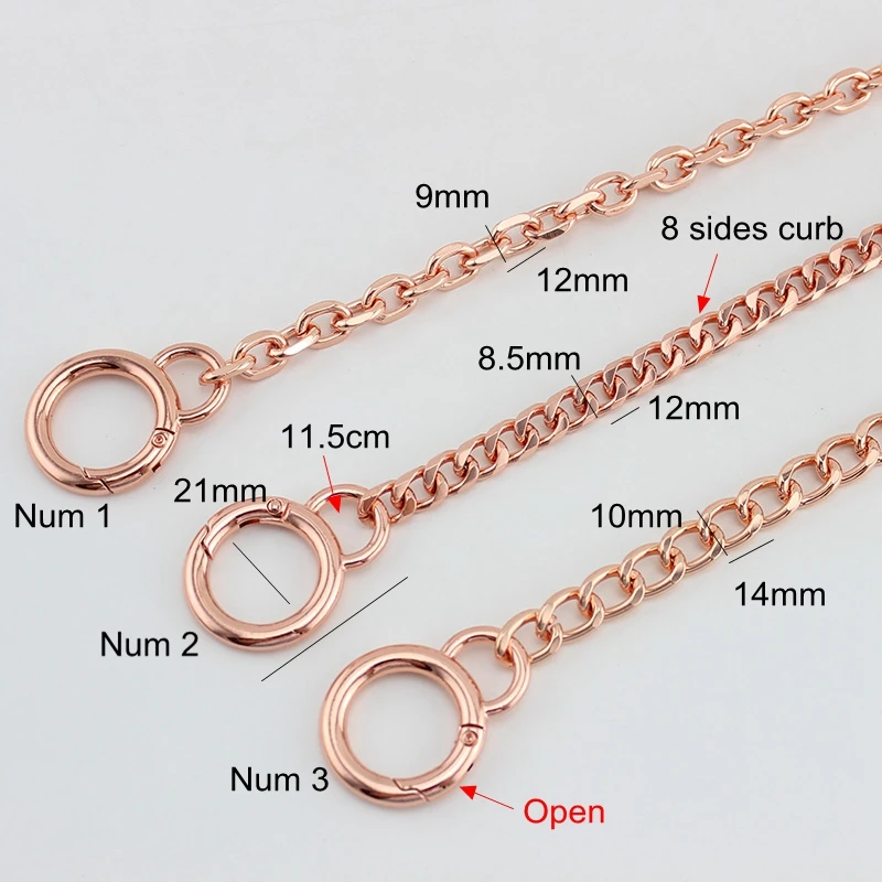 5 шт. цепочка из розового золота с лакированным покрытием двойное кольцо