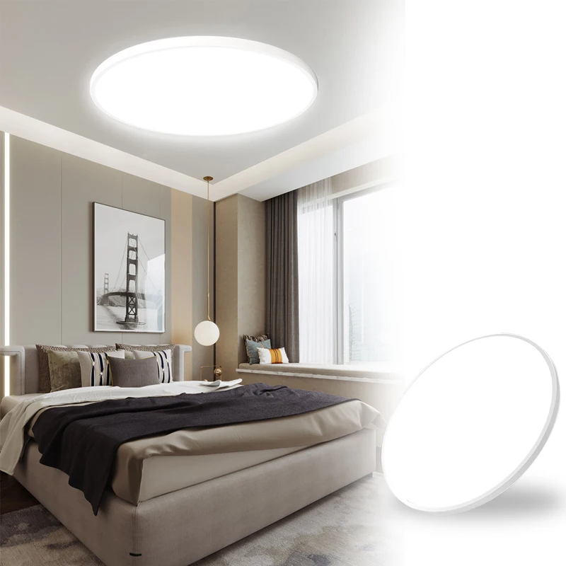 

Led Ceiling Lamp 24W/18W/12W Modern Indoor Lighting Fixture Ceiling Light for Living Room Bedroom Kitchen Led Panel Lights
