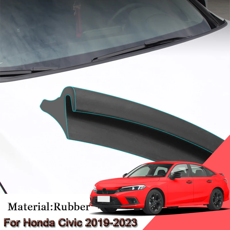 Купи Car Rubber Seal Strip Windshied Spoiler Filler Protect Edge Weatherstrip Strip Sticker Car Accessories For Honda Civic 2019-2023 за 1,061 рублей в магазине AliExpress