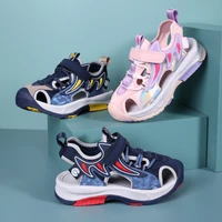 2022 summer beach footwear kids closed toe toddler sandals children fashion designer shoes for boys and girls size 28 37