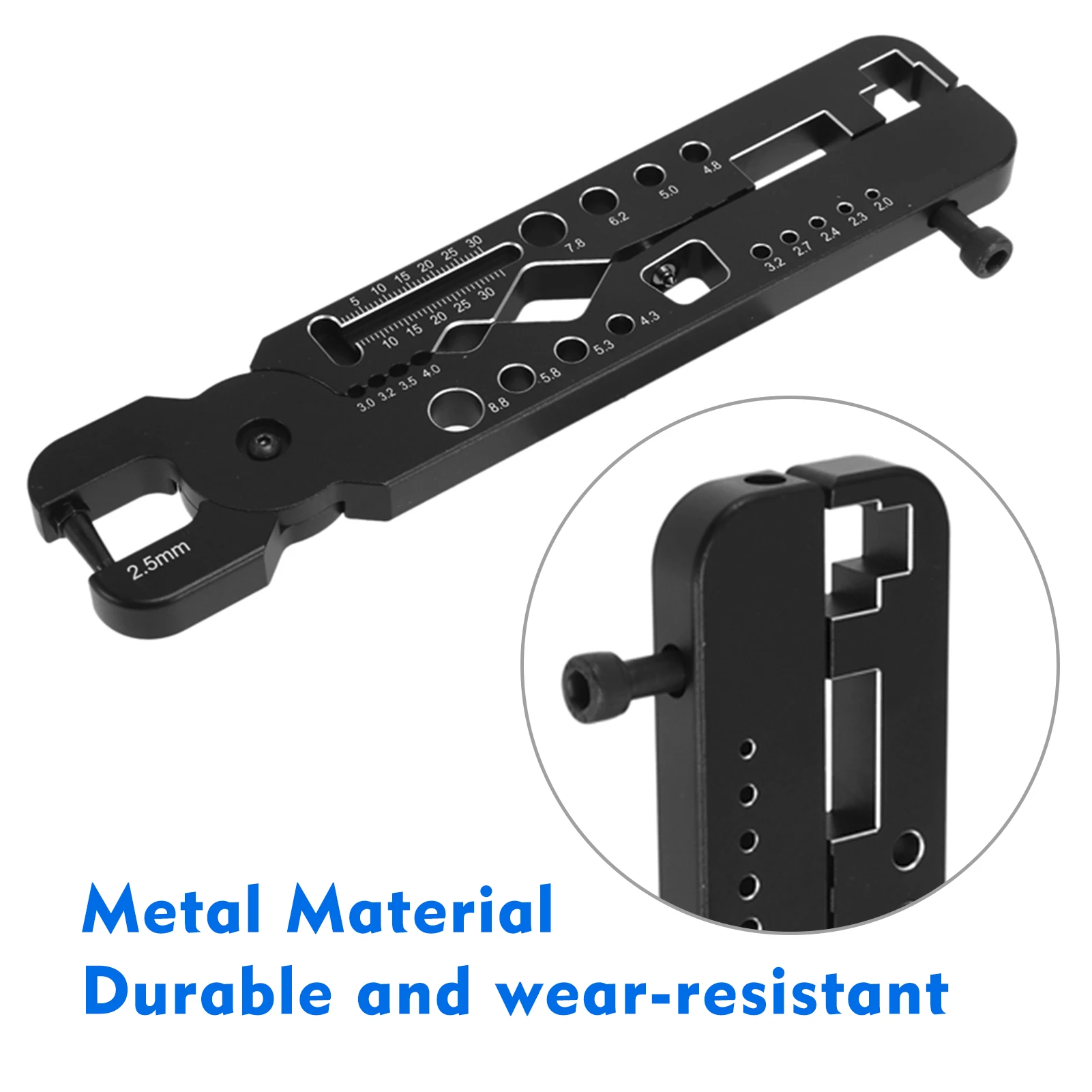 

Детали для радиоуправляемых моделей автомобилей, инструмент для сборки, металлические многофункциональные плоскогубцы для амортизации, с...