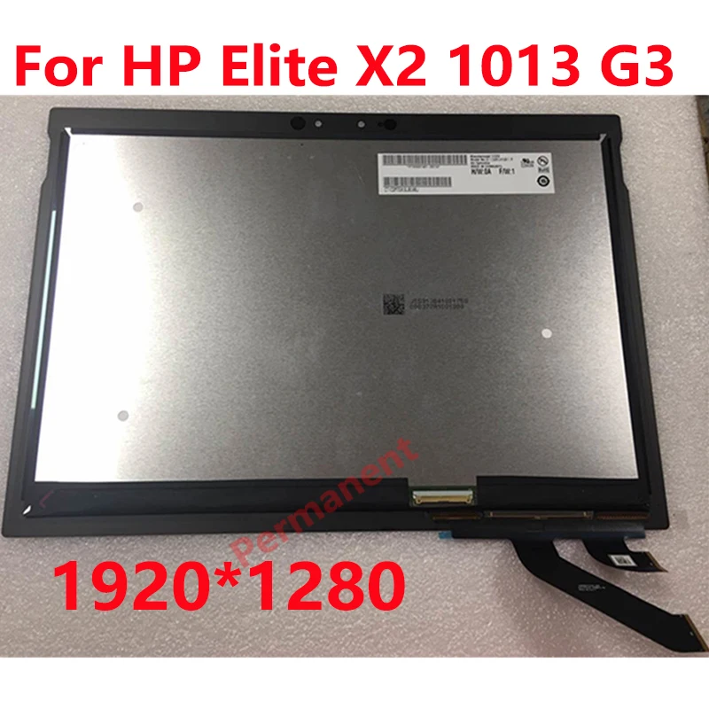 

13 inch Genuine new lcd screen For HP Elite X2 1013 G3 Touch Screen Digitizer Assembly 1920*1280 B130KAN01.0 M130NV41 R0