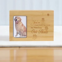 pet ashes gift memorial storage animal dog cat picture frame bamboo pet urn small cremation box keepsake headstone