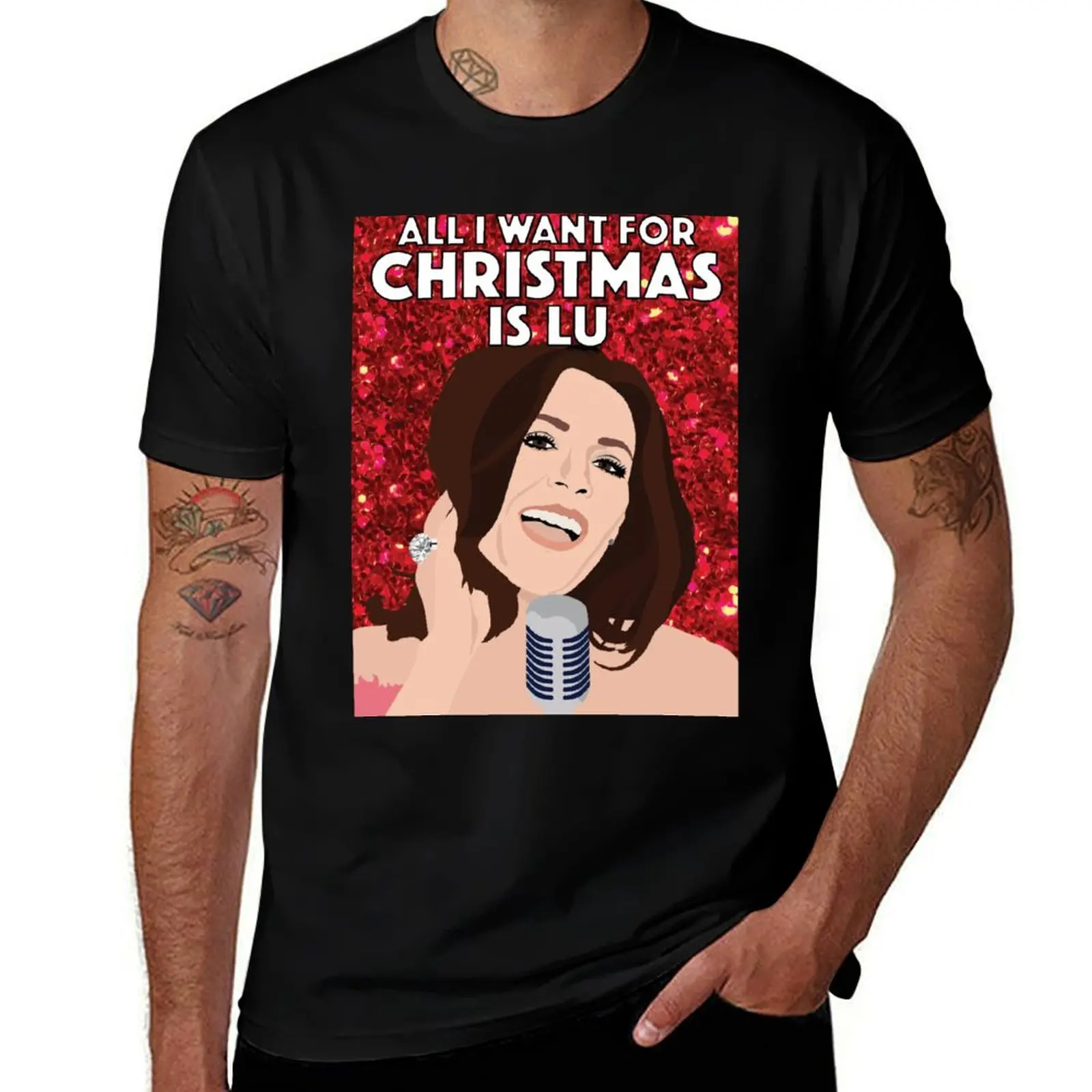Футболка Countess Luann De Lesseps All I Want For Christmas Is Lu RHONY