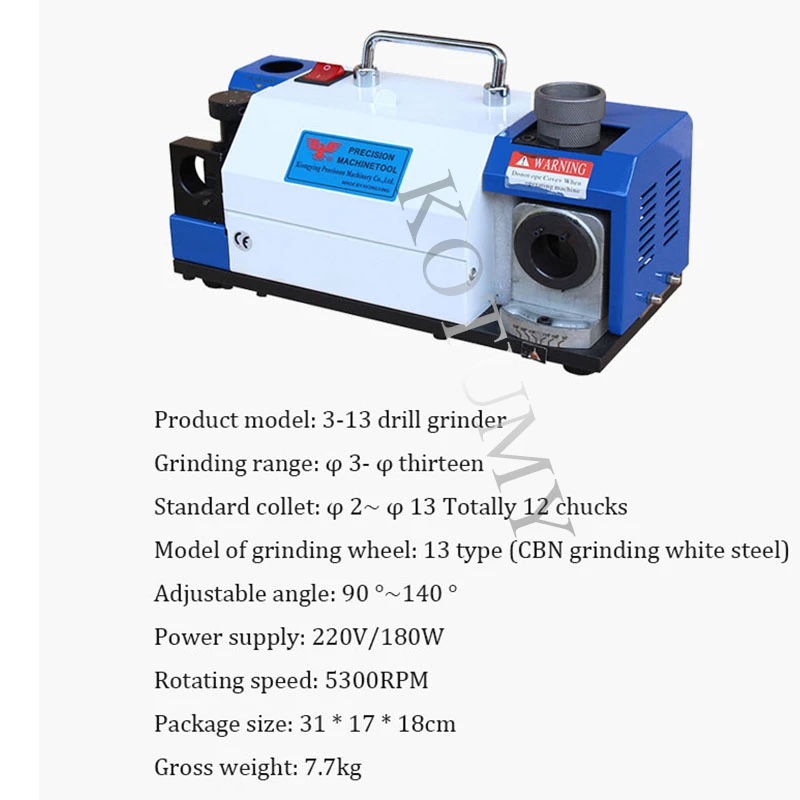 Портативный шлифовальный станок для сверл автоматическая высокоточная