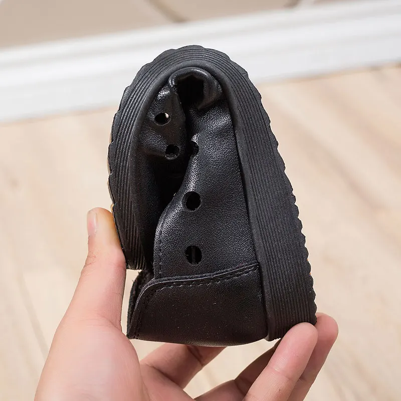 Summer Flat Shoes Casual Soft Sole Women Loafers Hollow Out Leather Flats Ladies Spring Daily Office Work Shoes Zapatos De Mujer