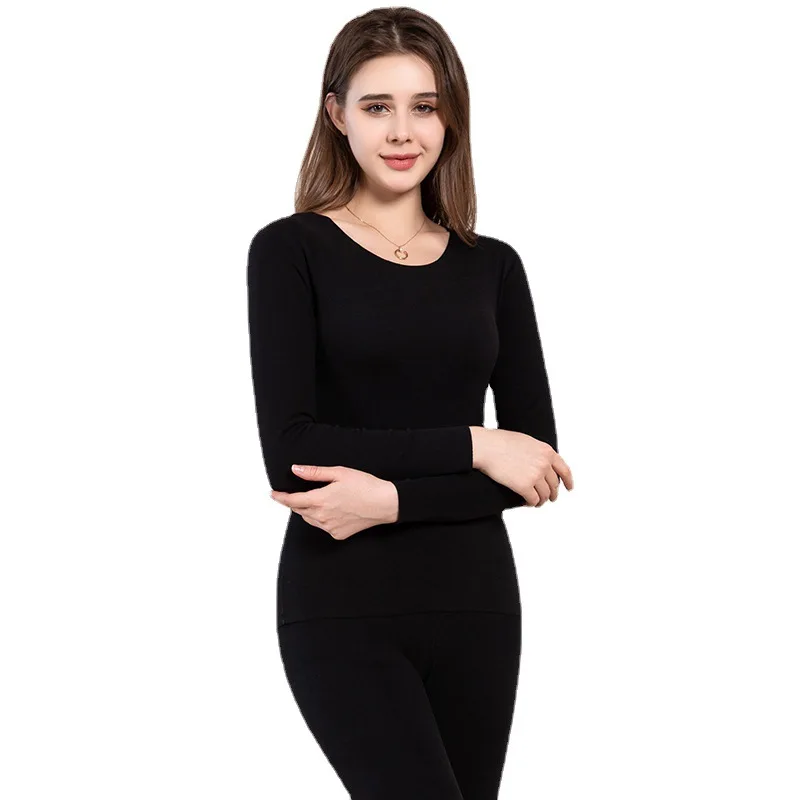 Women's Thermal Underwear Winter Clothes Seamless Thick Double Layer Warm Lingerie Thermal Clothing Set 2 Pieces Long Johns