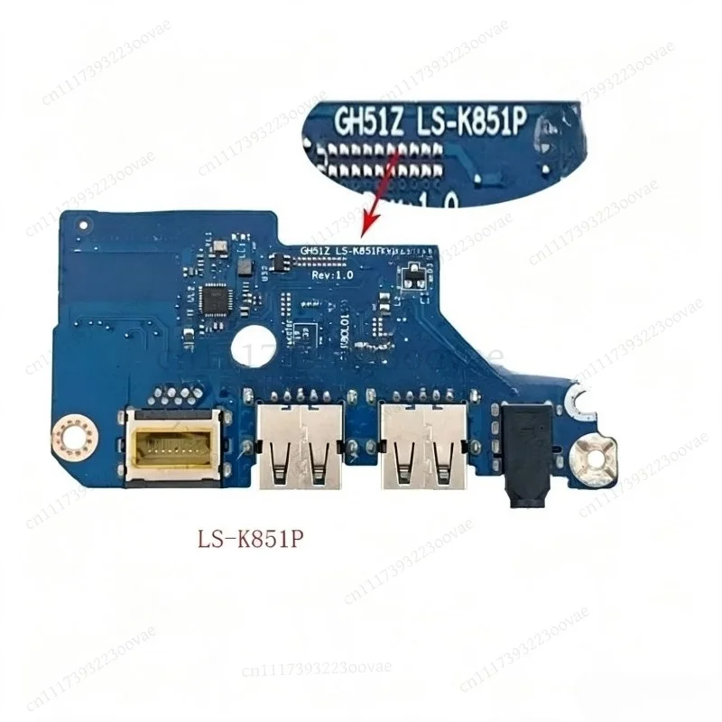 Фото Плата LAN Ethernet USB для ноутбука Df GH51M LS-L031P LS-J871P для Nitro 5 AN515-45 AN515-55 PH315-54 AN515-56 AN515-57 N20C1 №1