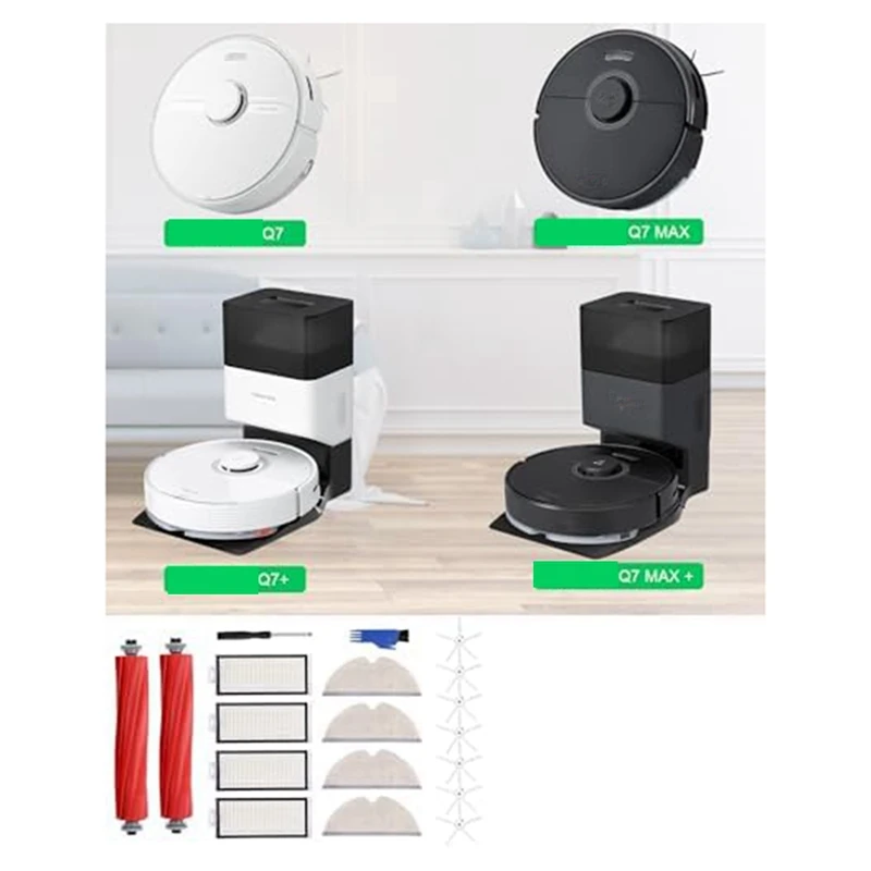 Запчасти для робота-пылесоса Xiaomi Roborock Q7 Max + T8