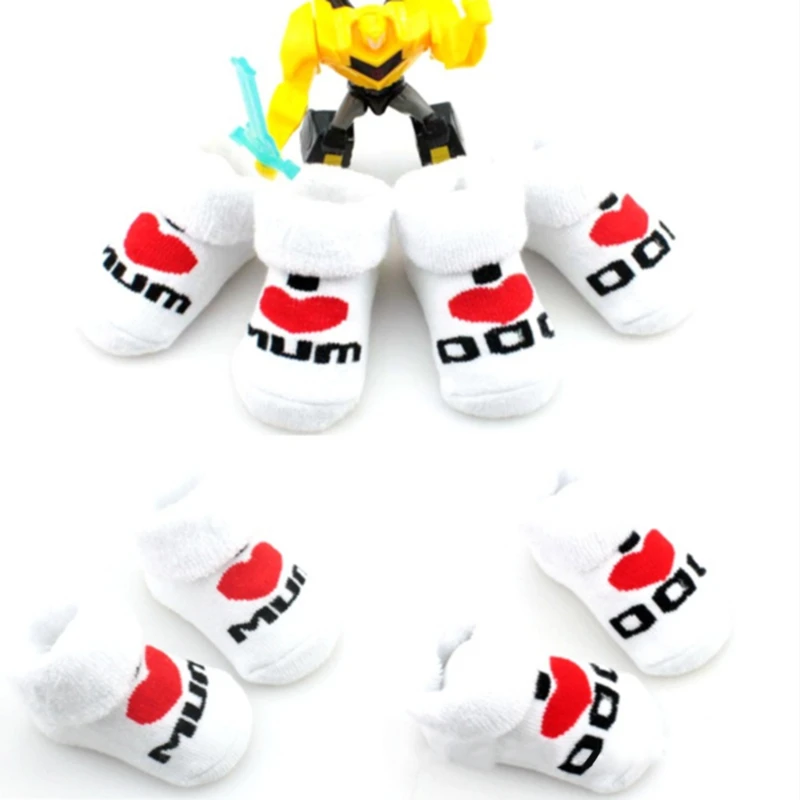 

Зимние Мультяшные детские носки, Нескользящие хлопковые детские высокие носки, Одежда для новорожденных девочек и мальчиков, обувь для мал...