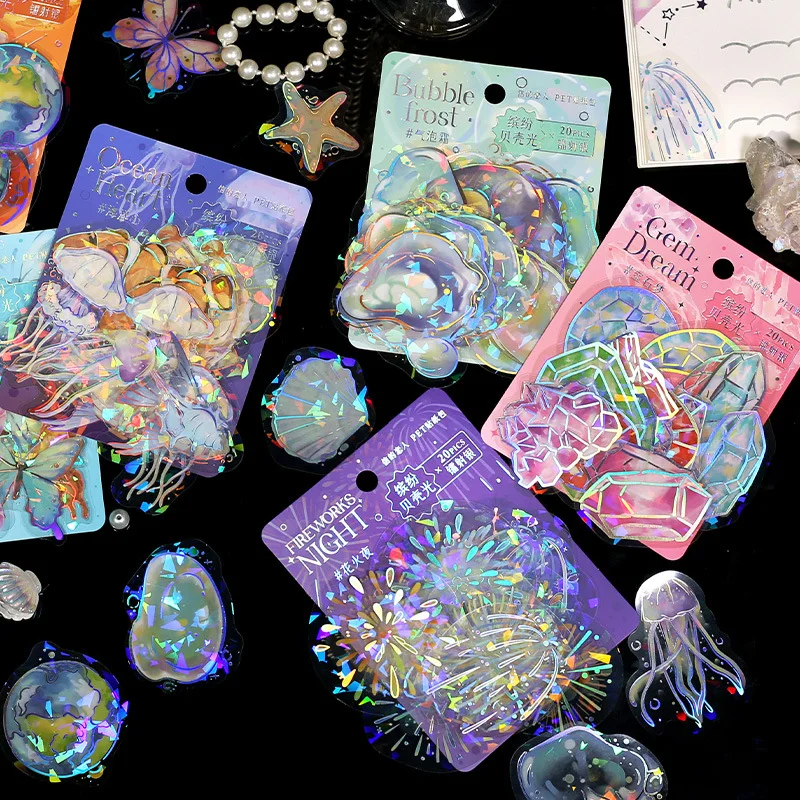 

20 шт./партия, декоративные наклейки для книг