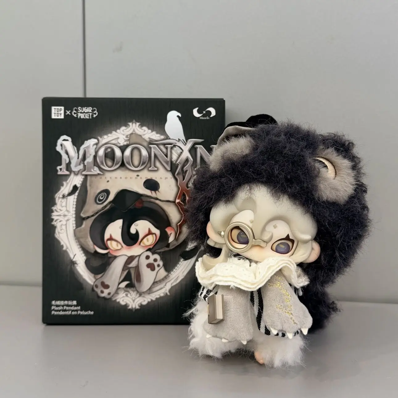 Фото TOPTOY Moonin Enveloped Night Series Blind Box: Плюшевые подвески в темном стиле, сюрприз-фигурки для автомобиля и рабочего стола, загадочные аниме-куклы, подарок №5
