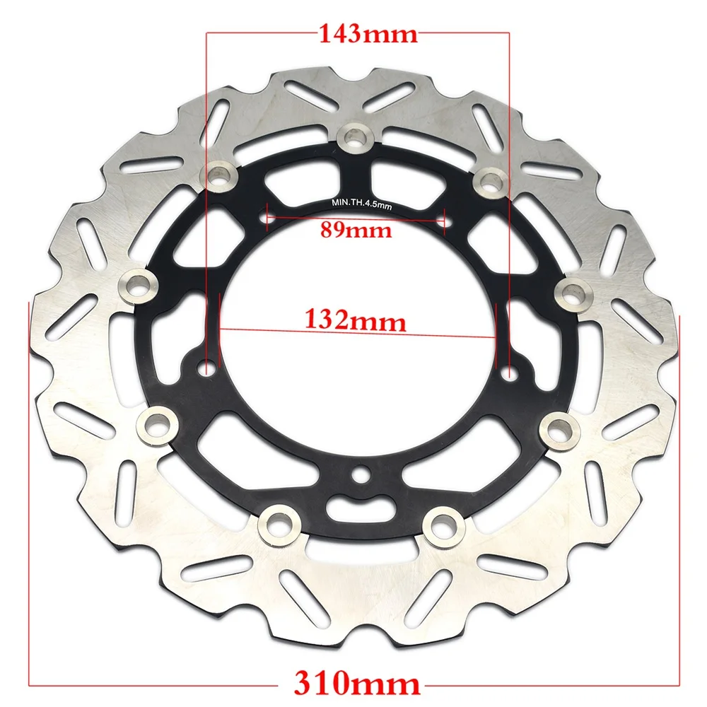 Передний тормозной диск мотоцикла для YAMAHA YZF-R6 YZF R6 2005-2016 YZF-R1 R1 2007-2014 FZ8N FZ8 N Fazer 8 S 800cc