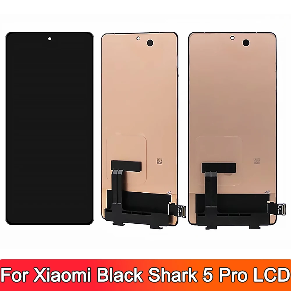 ЖК-дисплей AMOLED для Xiaomi Black Shark 5 Pro с сенсорным экраном и дигитайзером BlackShark LCD
