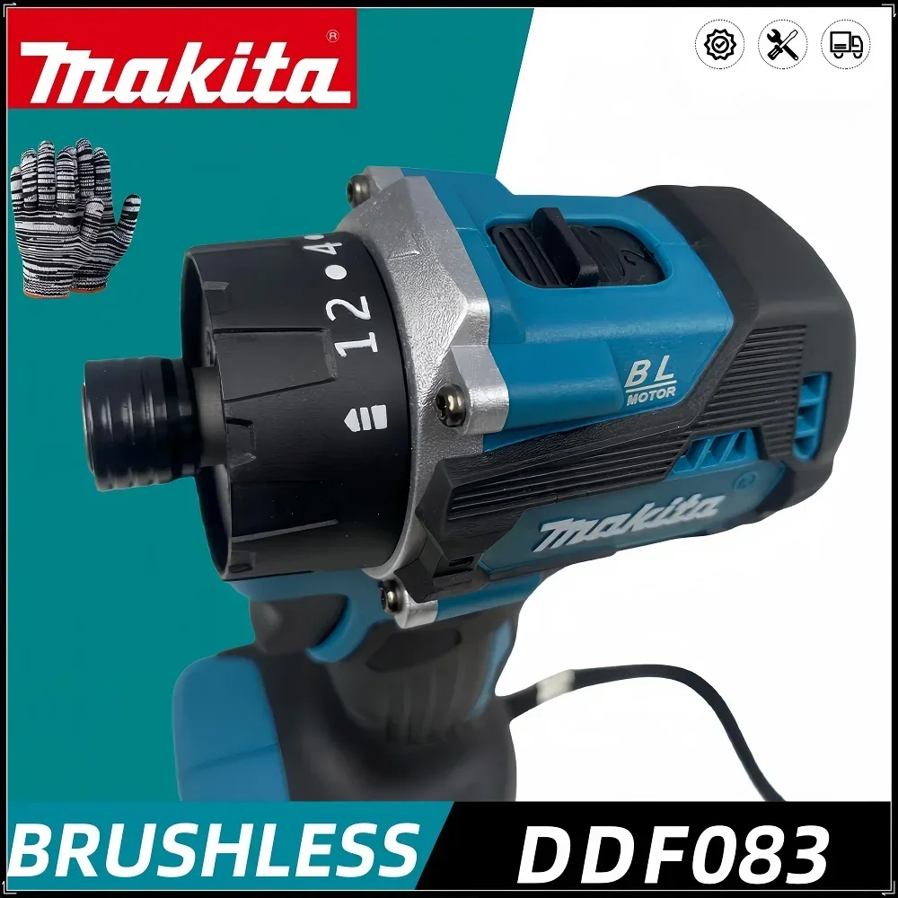 Makita 20+1 Torque 1/4inch Brushless Electric Screwdriver Cordless 280N.m Drill Power Tool For 18v Battery