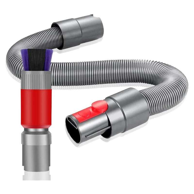 

Щетка для пыли для пылесоса Dyson V7 V8 V10 V11 V15, самоочищающаяся мягкая щетка для пыли с гибким удлинительным шлангом