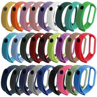 silicone bracelet for xiaomi mi band 6 5 4 3 sport wristband mi band 5 6 band4 replacement straps for mi band 3 smart watch band