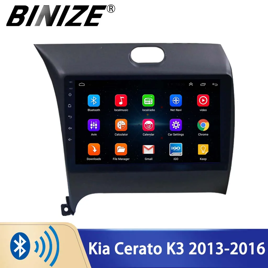 

Binize 2 Din Car Stereo Radio Multimidia Video Player For Kia Cerato K3 2013-2016 GPS Navigation Touch Screen Autoradio
