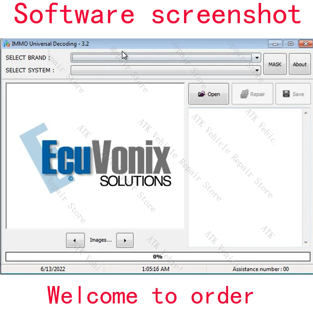 EcuVonix IMMO Universal Decoding V3.2 с использованием Keygen удаление Immo неограниченное количество