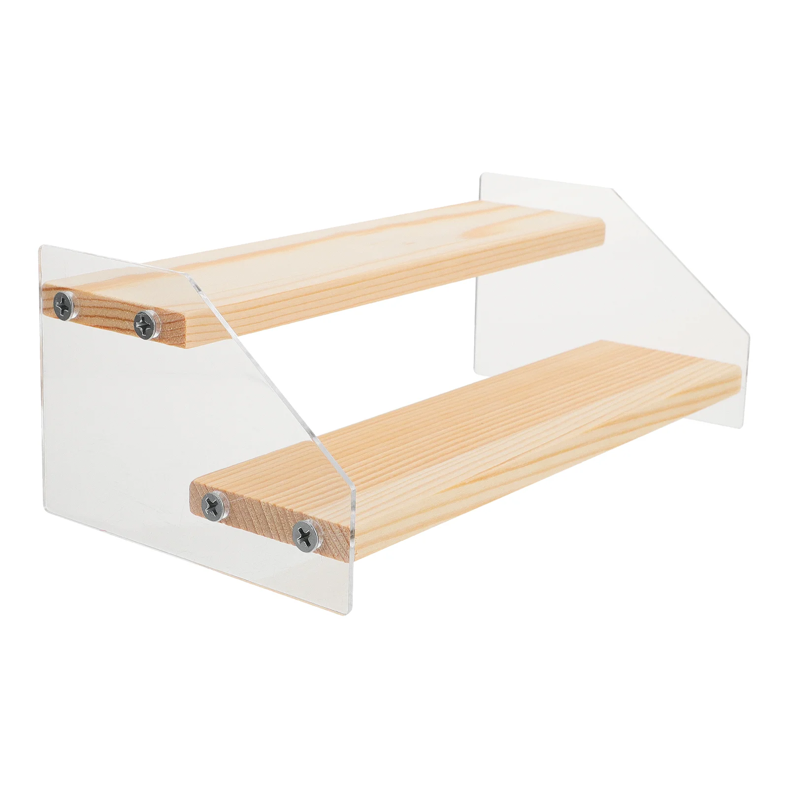 

Display Stand Storage Holder Desktop Office Supplies Practical Rack Acrylic Shelf