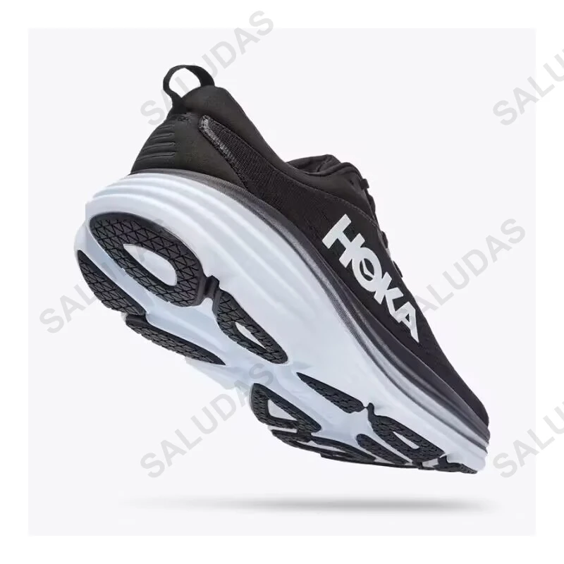 HOKA Men Sneakers Bondi 8 Lightweight Cushioning Outdoor Running Shoes Marathon Trail Running Shoes Elastic Women's Casual Shoes