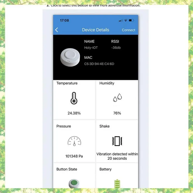 Фото Smart-2X маяк с датчиком акселерометра BLE 5,0, водонепроницаемая Ibeacon Tag с низким энергопотреблением №1
