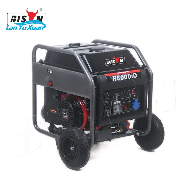 

Bison Good Quality Factory Directly CE Super Silent 7500w Gasoline Inverter Generator