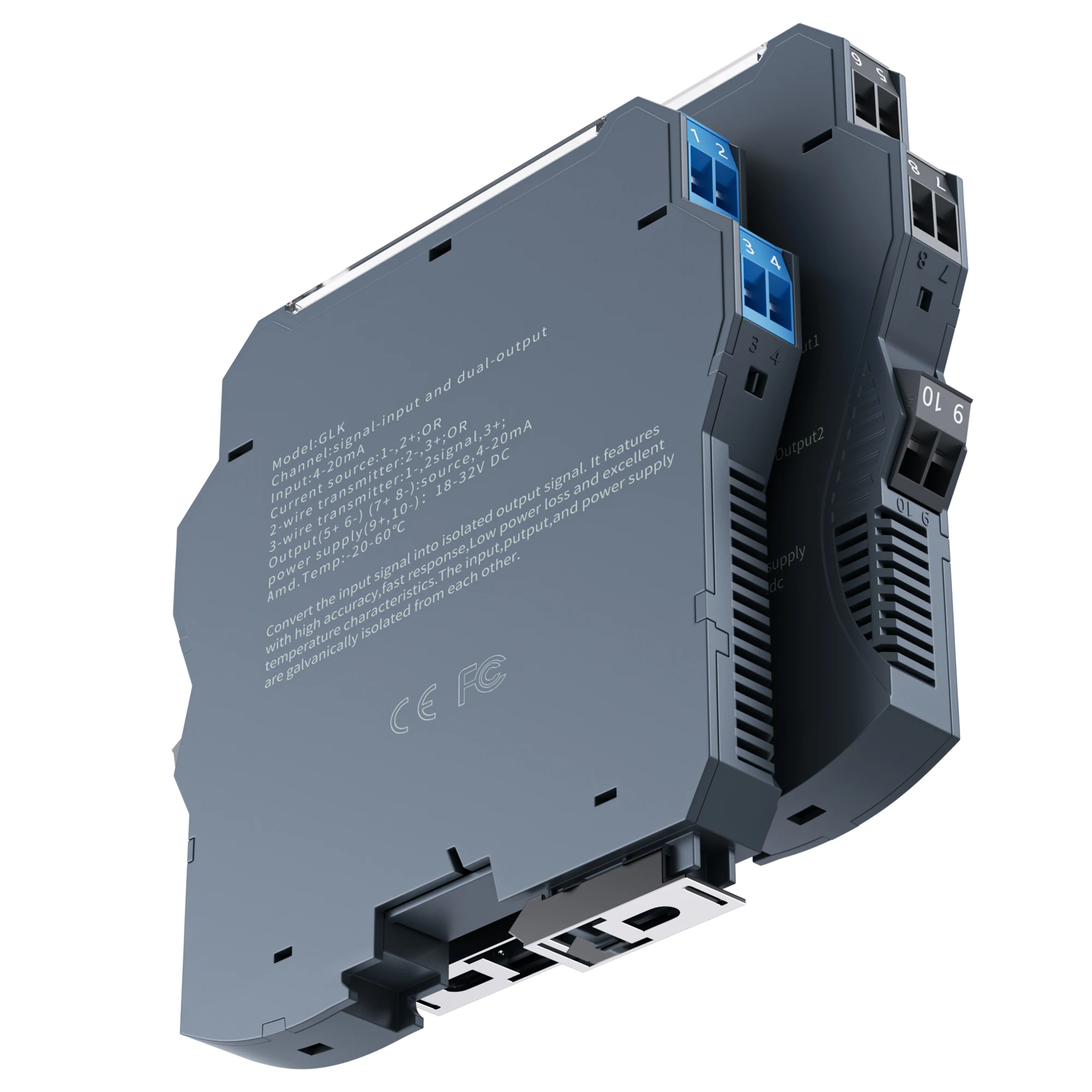 Умный изолятор сигнала постоянного тока 0-5 в 0-10 4-20 мА 1-5 гальванический