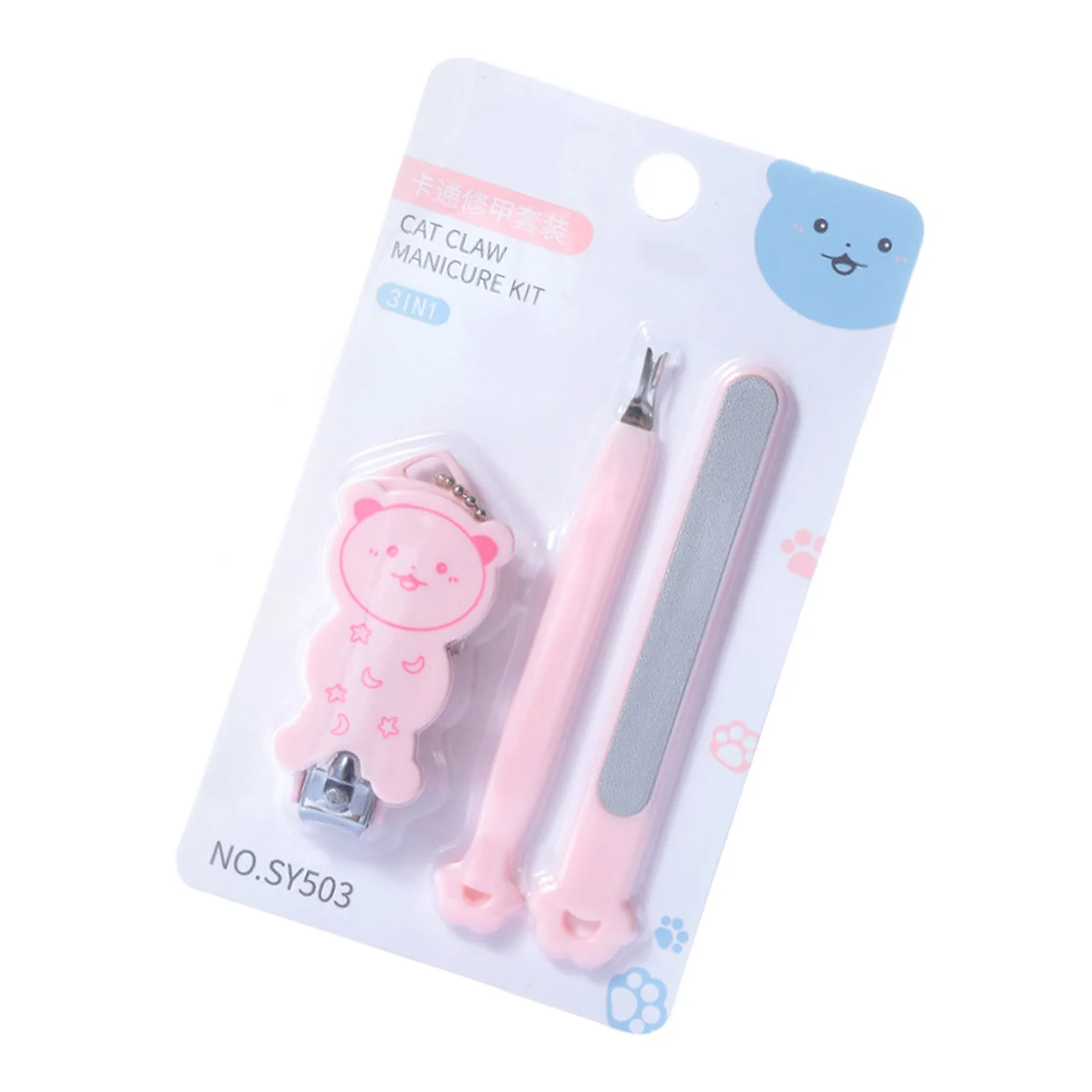 

Мультяшный дизайн, набор машинки для стрижки ногтей, материал премиум-класса, долговечное использование для использования в стиле Хо, аксес...