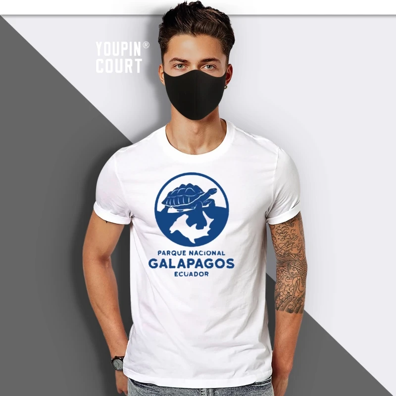 

Galapagos Island T Shirt National Park Turtle Shark Vintage Cool Gift Tee 172