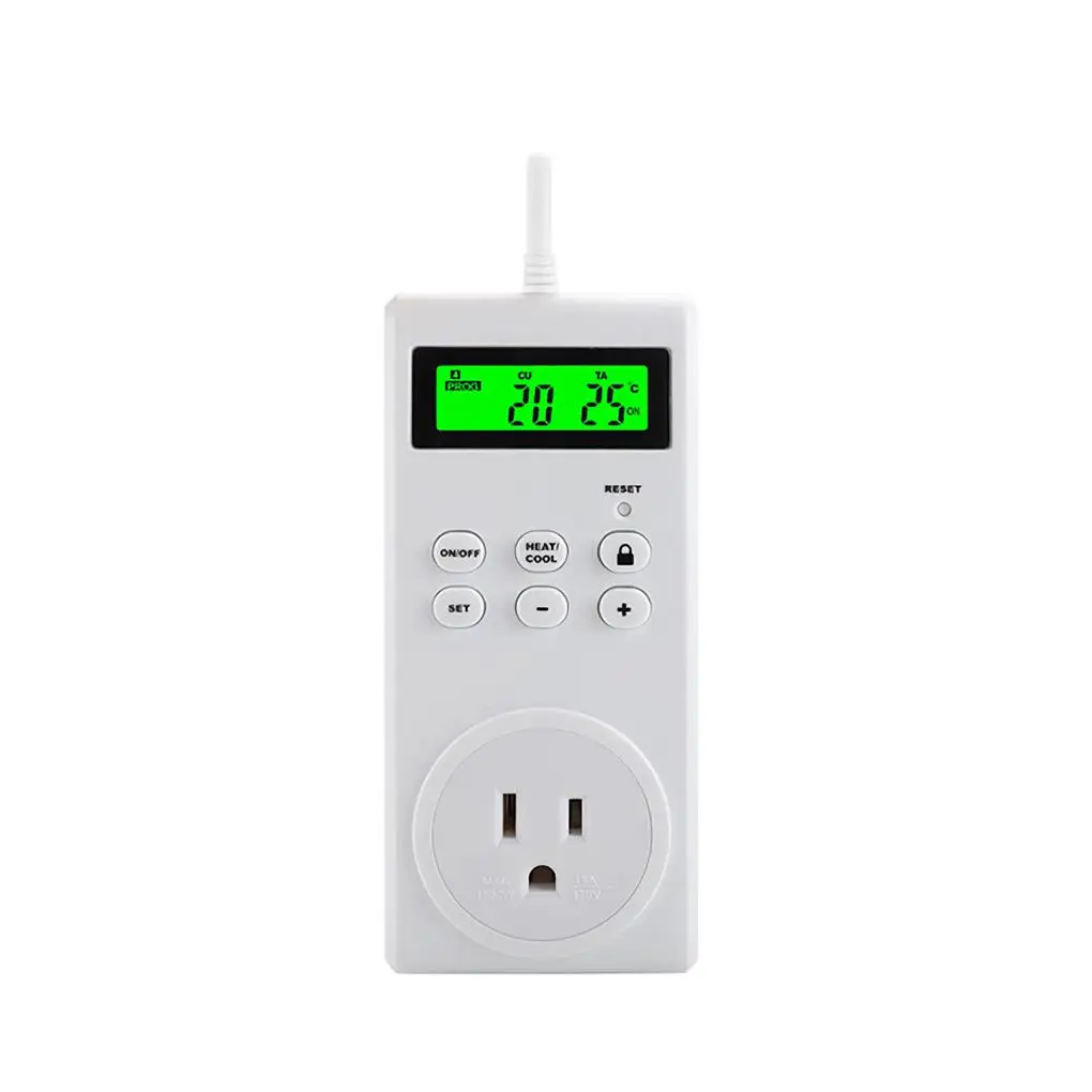 

Thermostat With Heater Cooler Function Programmable Digital Socket Intelligent Temperature Controller Control Outlet