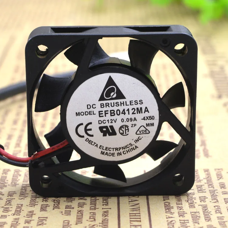 

EFB0412MA 4010 12V 0.09A 4CM / CM DOUBLE BALL COOLING FAN