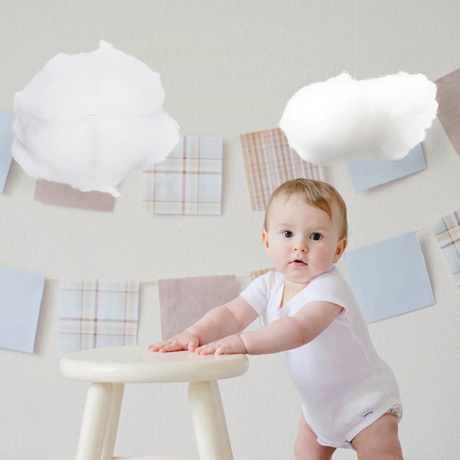 4 шт. рождественские детские аксессуары для дома подвесные облака потолка