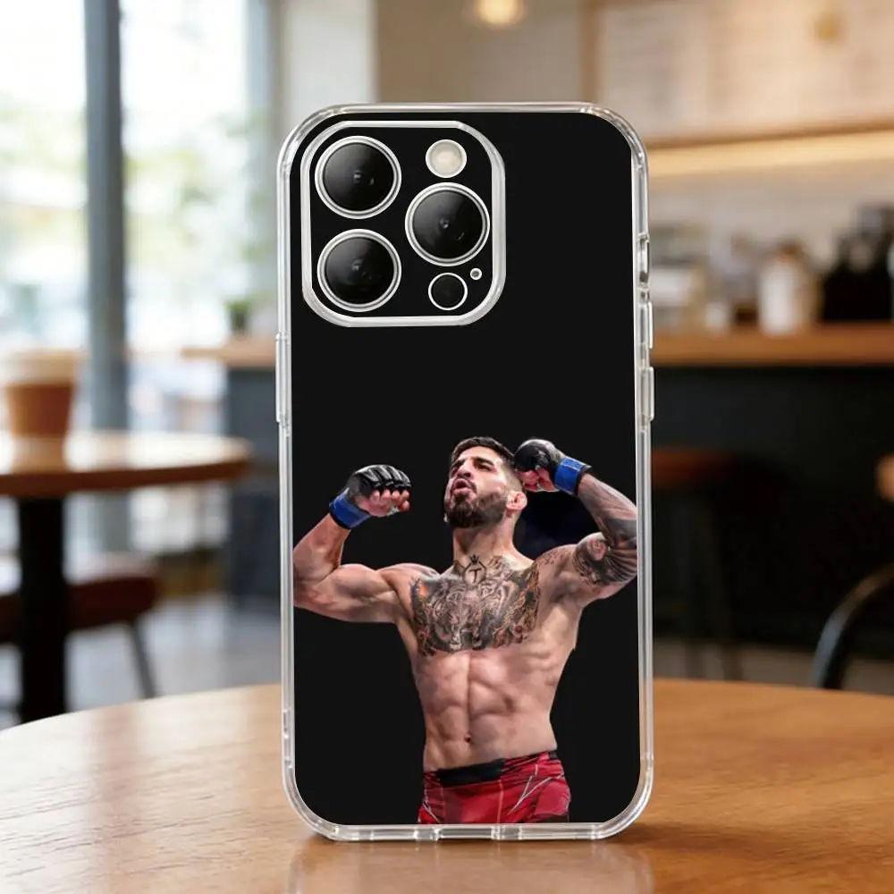 Фото Чехол для телефона Boxings I-Ilia T-Topuria, прозрачный силиконовый мягкий, для iPhone 17 16 15 14 13 12 11 Mini Pro Max Plus №4