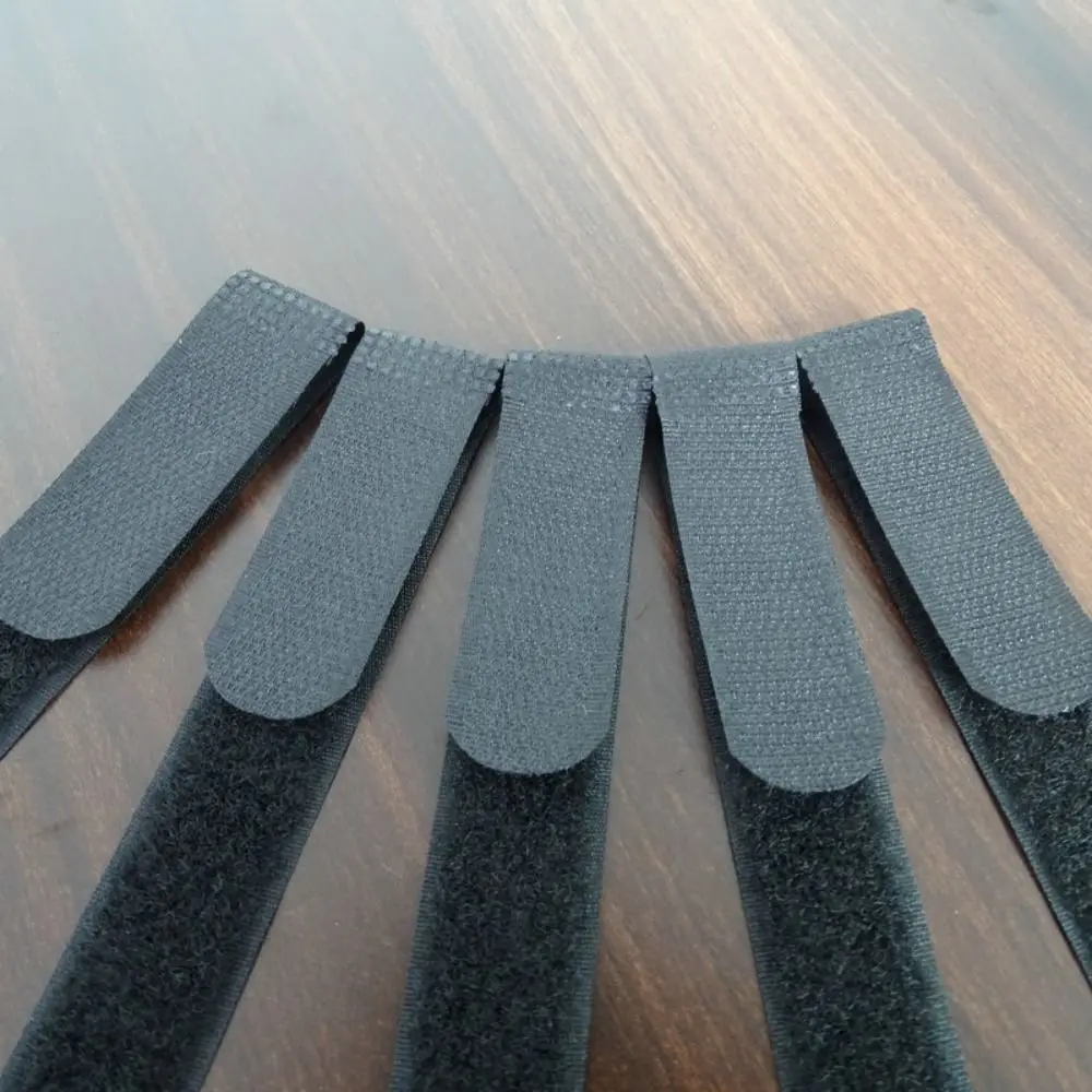 Новый нейлоновый ремешок кабельные стяжки черные самоклеящиеся многоразовые